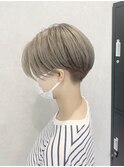 ◎お客様スタイル◎ハンサムショート◎ミルクティーベージュ
