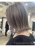 Dicency(マオ)シルバーグレージュ×外ハネボブ