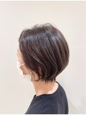 ローバランス丸みショートボブ