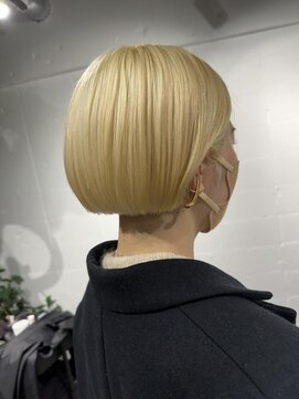 シェル 吉祥寺(shell) グレージュカラー/ボブウルフ/黒髪/ココアベージュ