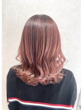 アッシュ 八王子店(Ash) ハイライト/バレイヤージュ/ピンクベージュ/イルミナカラー