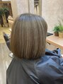 モニカ 横須賀中央店(Monica)&nbsp;細かくたっぷりとハイライトを入れて白髪が気になりにくく♪