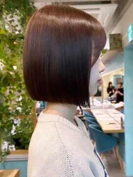 ロンド メリー 大宮(Lond merry) 髪質改善イノアカラー×美髪☆韓国風レイヤーボブ[大宮]