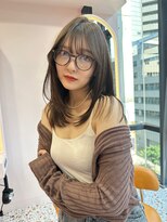 ボタン シブヤ(VOTAN SHIBUYA) 韓国風スタイル/顔まわりレイヤーカット/前髪あり/