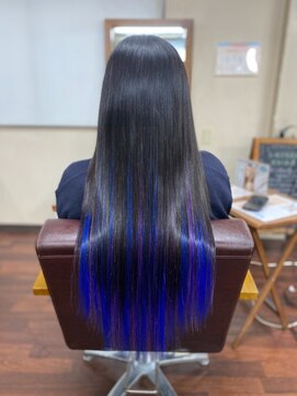 ナスキィ(Naski) 黒×カラーエクステ