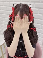 リルミー(Lilme)&nbsp;リボンたっぷりねこみみツインテール＊まゆ