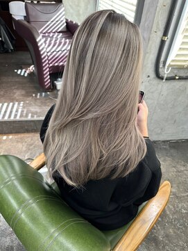 アポロ 横浜駅店(apollo) ハイライトバレイヤージュダブルカラーシャドウルーツ