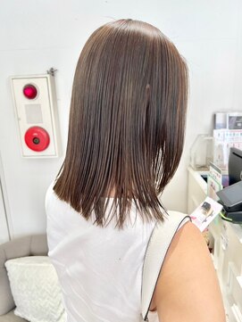 バブ バイネオリーブ(Bab by neolive) グレージュ/ベージュ/Wカラー/ハイトーン/ミディアム/イメチェン