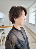 丸みショート/ショートカット/ショートヘア/20代/30代/40代