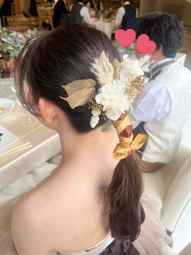 ヘアーズ ラブリージョブリー(hair's Lovely Jubbly) 【横田】wedding hair set