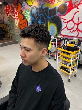 カーニー 錦糸町(kearny) メンズ　リバースパーマ　ショート