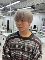 リミットバイアフィナー 大宮店(limit by Afinar)&nbsp;メンズ　ホワイトマッシュ