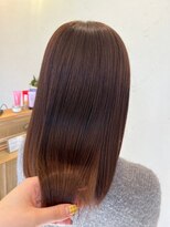 ハクバイジェービー 稲毛(hak by jb) 似合わせカット/メルディカラー/フェミニンロング