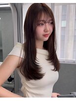 ボタン ハカタ(VOTAN hakata) 【韓国/小山田】博多/天神/レイヤー/センター分け/ロング/前髪