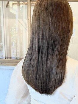 モク 神戸元町店(MOK)の写真/まとまりがない髪も理想のうる艶になれる髪質改善トリートメントが人気◎トリートメント付きクーポン多数！