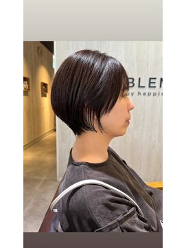 ハピネス 西大寺店(Happiness) 【20代・30代奈良】まとまり艶ショートボブ/髪質／うるは