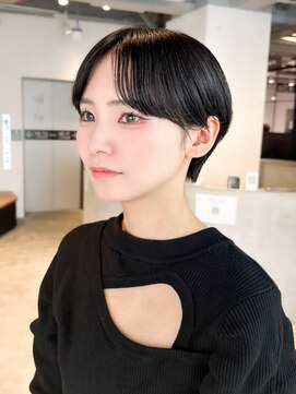 アルバム 渋谷パルコ(ALBUM) ショート前髪カットおくれ毛美髪韓国ヘア_ba554141