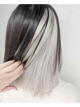 美容室 ハルミ ヘア リゾート 川口店(Harumi Hair Resort) 前髪/アンブレラカラー/こなれミディ/イメチェン/ウェーブパーマ