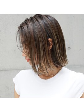 モンド ヘアクリエーション 和田店(monde hair creation) 【monde】切りっぱなしボブ