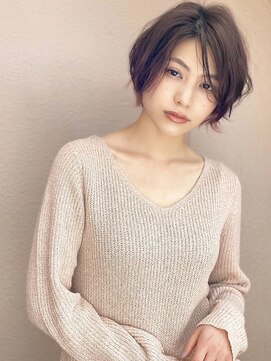 アグ ヘアー ハッチ 砺波店(Agu hair hatch) 《Agu hair》おしゃかわ美人ショート