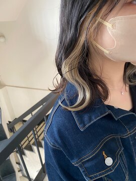 フェイスフレーミングイヤリングカラーホワイトベージュ11.9