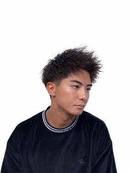 EN Men's salon【3月下旬 NEW OPEN(予定)】の写真/【最旬スパイキーショート】骨格に合わせた緻密なカットで、エッジの効いた束感と扱いやすさを両立!