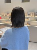 暗めグレージュ/ナチュラルボブ