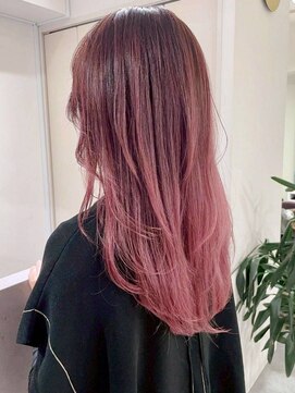 エイチエムヘアーホーム 池袋2号店(H M hair home) グラデーションカラー×ピンクな