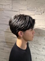 オアゾバーバー(OAZO BARBER)&nbsp;センターパート/ニュアンスパーマ