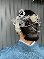 オレンジ(orange) 卒業式ヘアセット