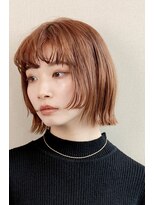 スリーランドメゾン 鶴見区横堤(THREELAND maison) 切りっぱなしボブ、顔周りカット