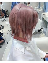 ミミ ブランシェ(Mimi Branche)&nbsp;ボブレイヤーボブ前髪あり顔回りレイヤーカット切りっぱなしボブ