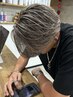 【メンズ】カット＋大人気ホワイトメッシュ　￥16000（和歌山/メンズサロン）