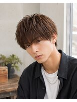 MEN's Baguz MEN'Sカット/ MEN'Sパーマ/ MEN'Sカラー 韓国風マッシュニュアンスパーマ束感ウェーブメンズ