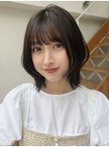 くびれボブレイヤーボブミディアムボブフェイスレイヤーTK-68