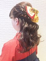 【新宿　Neolive】ハーフアップ★袴★ヘアセット