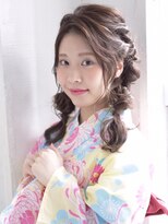 【新宿　Neolive】浴衣着付け＊ヘアアレンジ＊ツインテール