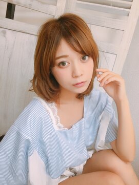 ミリム 栄矢場町店(MIRiM) 【MUSE】大人かわいい艶さらゆるふわミディ