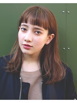 ジーナハーバー(JEANA HARBOR) 【お悩み解決美容師 関根慶介】パッツンバングボブ