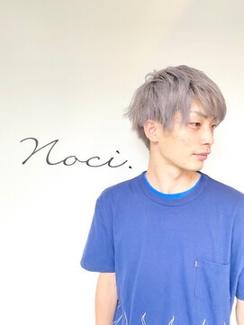 ノチ(Noci) 【志治幸佳】ホワイトシルバーでかっこよく決まるメンズショート