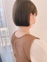 ネオリーブアイム 横浜西口店(Neolive aim)&nbsp;ことりベージュ　ぱつっと切りっぱなしまとまるボブ【近藤】横浜