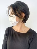 アイティー バイ アルバム 中野店(IT by ALBUM)&nbsp;イヤリングカラー_Aラインボブマロンベージュ_ba328352