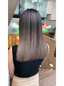 ラフ 難波店(LAFF) #黒髪#ボブルフ#ネビージュ#小顔#ワンレン