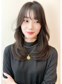 大人可愛い20代30代40代インナーカラー小顔ウルフレイヤーボブ