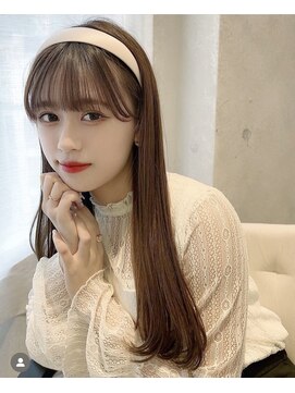 ローウェ 大阪堺東(Louwe) 髪質改善/ミディアムボブ/白髪染め/韓国/レイヤー/堺東/ブリーチ