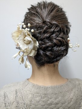 ビューティック ハラジュク(Hair&Make Beautique Harajuku) ゆるふわ下目アップ