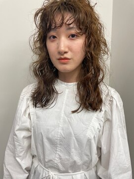 キジ(KIJI) ミディアムブリーチパーマ