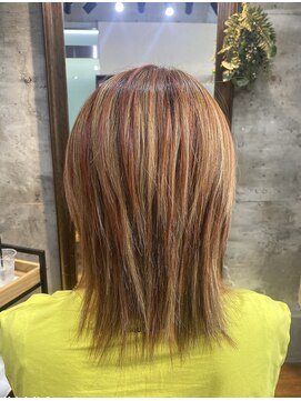 シェルビー 新宿(SHELBe) クラゲヘアー×ココアベージュ[新宿/白髪染ぼかし/ヘッドスパ]