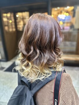 カフェアンドヘアサロン リバーブ(cafe&hair salon re:verb) グラデーションカラー