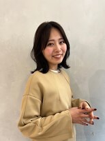 小森谷,デザインカラー,レイヤーカット,オリーブベージュf1
